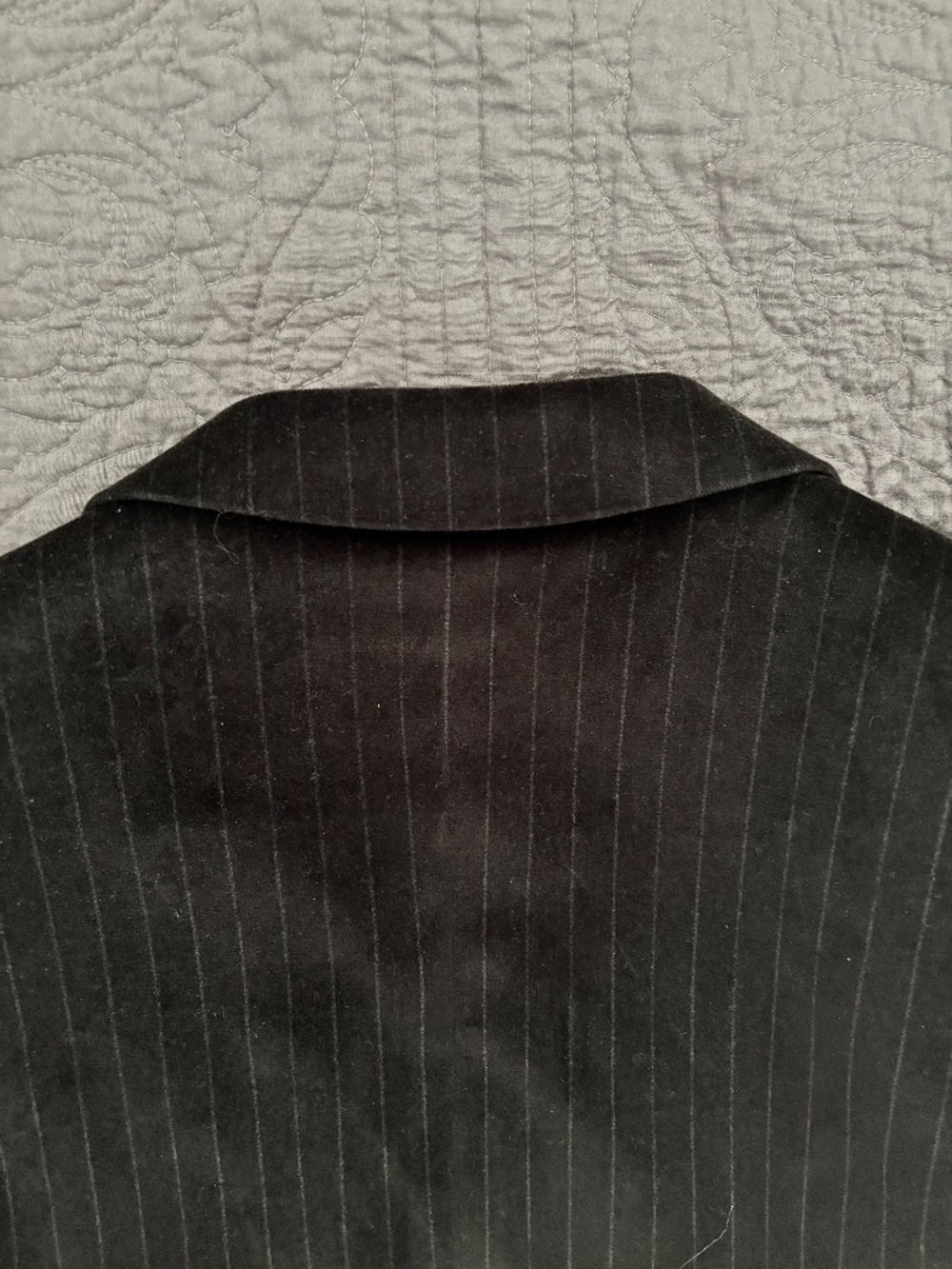 Joseph Abboud Men’s Black Tie size 30R Black Velvet Jacket - Picture 10 of 12
